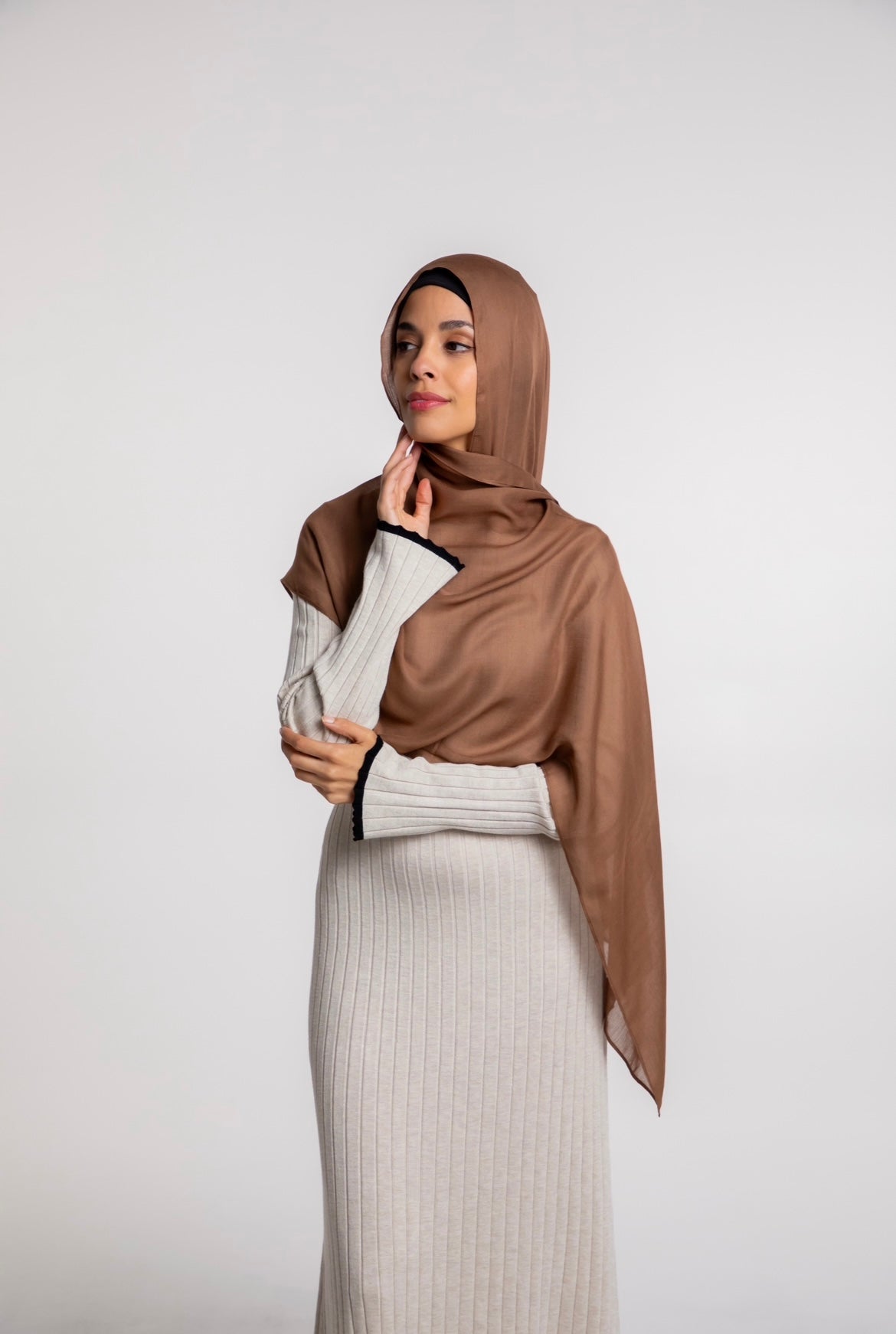 Brown | Modal Hijab
