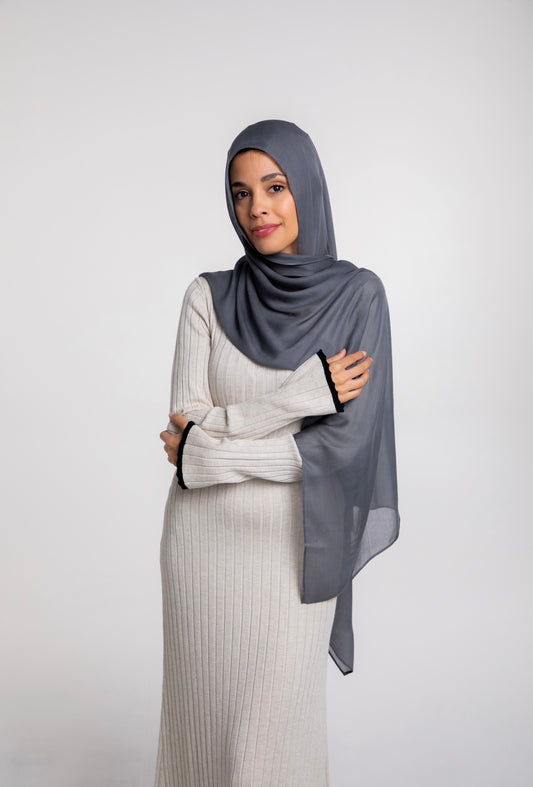 Grey | Modal Hijab